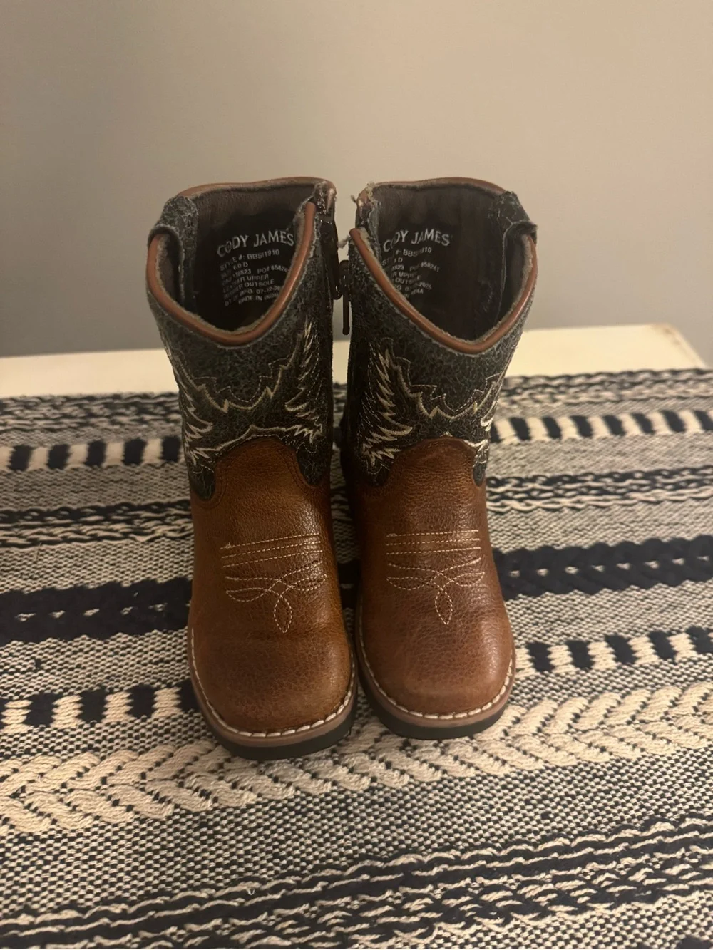 Cody James Kids' Brown Western Pull-On Boots